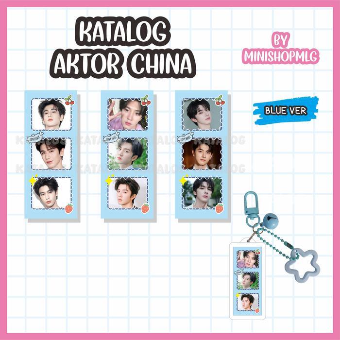 GANTUNGAN KUNCI AKTOR CHINA UNOFFICIAL - KEYCHAIN PHOTOSTRIP AKRILIK ZHANG LINGHE LINYI CHEN ZE YUAN