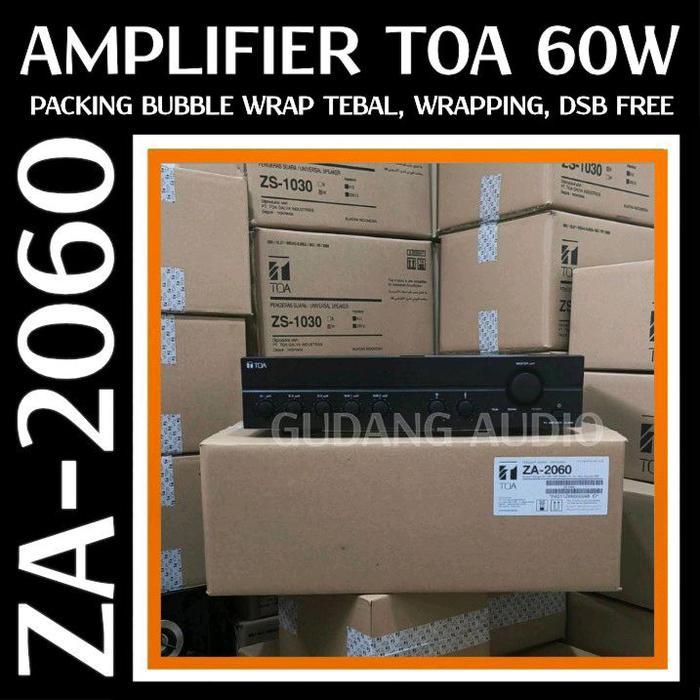 POWER MIXER AMPLIFIER TOA ZA-2060 ZA 2060 60 WATT ORIGINAL AMPLI TOA