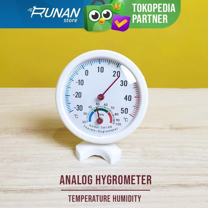 Thermometer Analog Ruangan Alat Pengatur Suhu Ruangan Hygrometer
