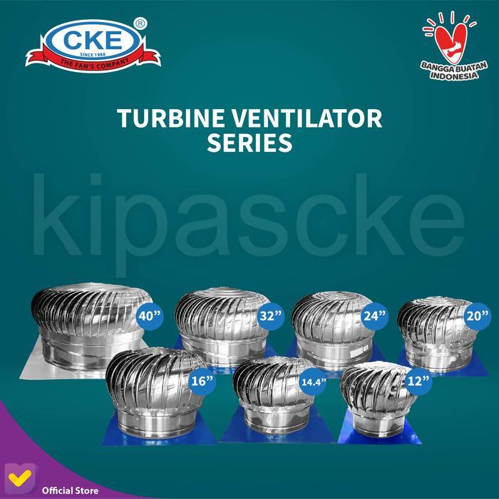 Turbin Ventilator 14 Inch Turbine Roof Ventilasi Atap Rumah Pabrik 14"