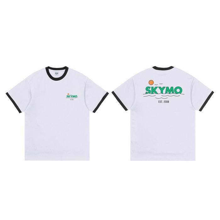 Kaos Pria Skymo Apparel Tshirt Float White