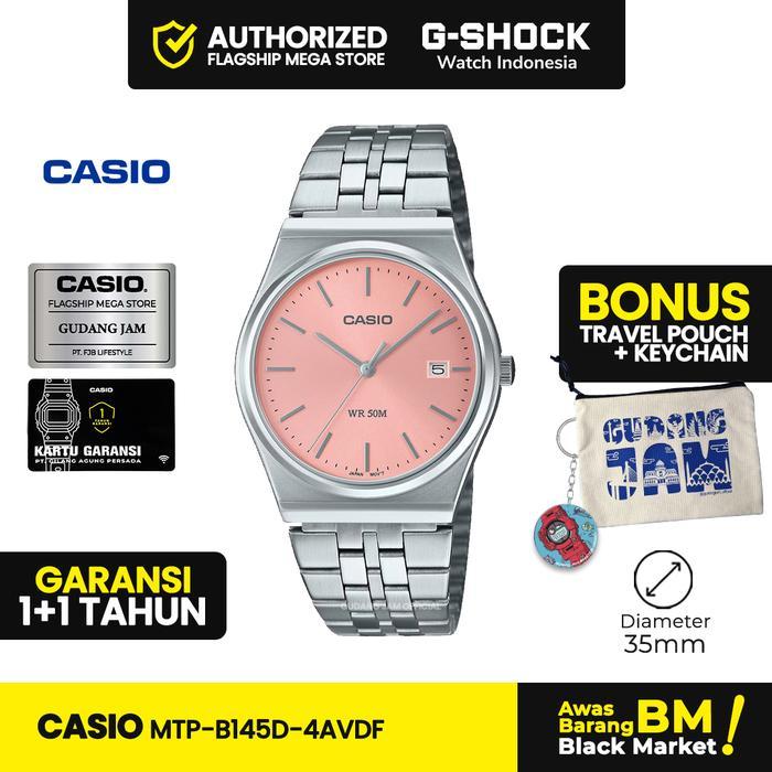 PROMO BESAR Casio Pria MTP-B145D-4AVDF MTP-B145D-4AV MTP-B145D MTPB145D MTP B145D Watches
