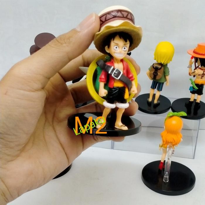 ACTION FIGURE ONE PIECE LUFFY ZORO SABO NAMI STAMPEDE SET 8PCS