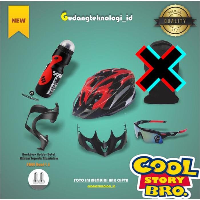 Paket hemat Helm sepeda taffsport