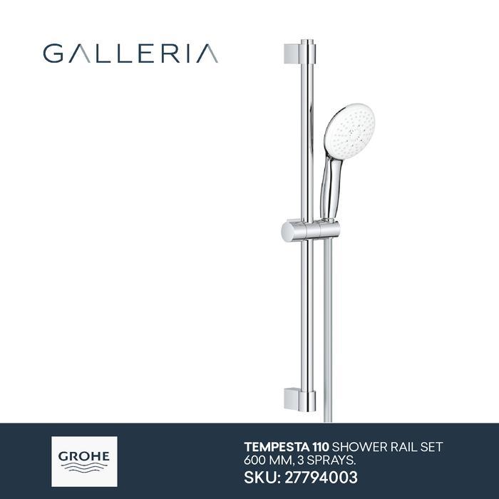 Grohe Tempesta 110 Shower rail set 3 sprays 27794003 / Grohe Shower