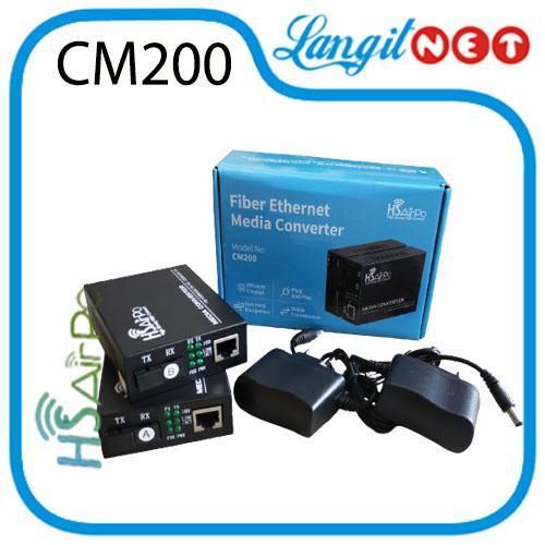 Hs Airpo Cm200 20Km Media Converter Pasti Ori