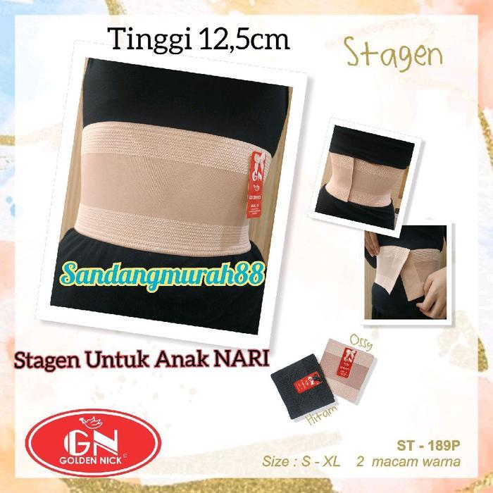 Stagen Golden Nick 189P Stagen Perekat tinggi 12,5cm Stagen Untuk Anak NARI *