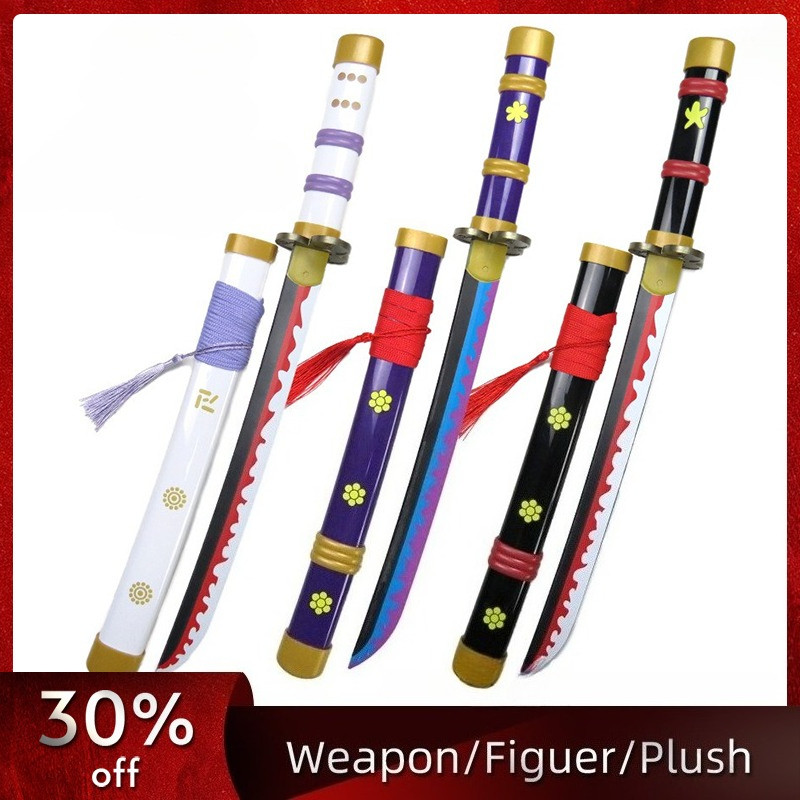 42cm/16.53in Anime Zoro Katana Swords Model Samurai Props Cosplay Peripherals Wooden With Sheath