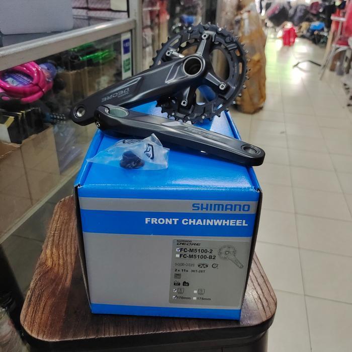 Crank 2 Speed Shimano Deore Fc-M5100-2 Double Original Box Crank Mtb Deore M5100