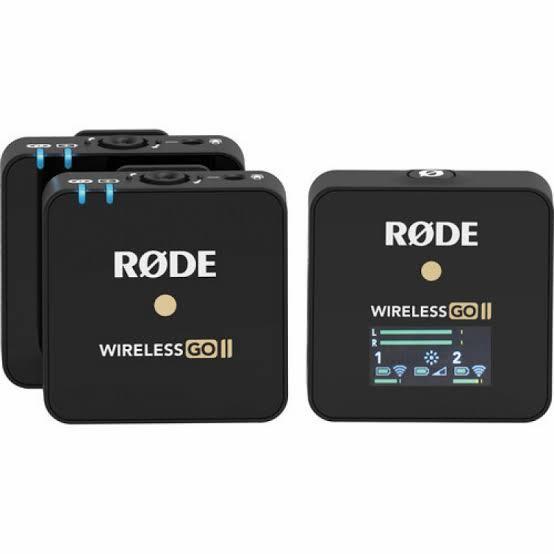 Rode Wireless Go Ii 2 Channel Wireless Microphone, Mic Kamera Hp