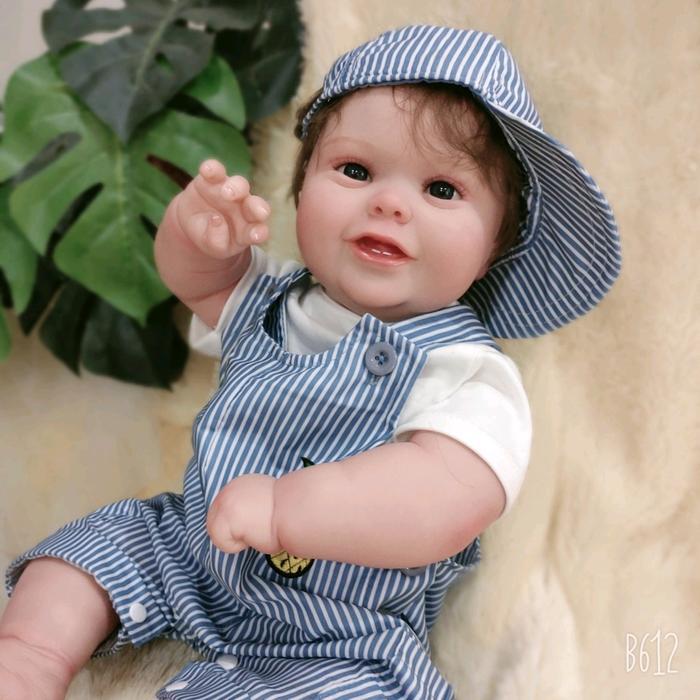 Boneka Reborn Full Silikon 50 cm besar