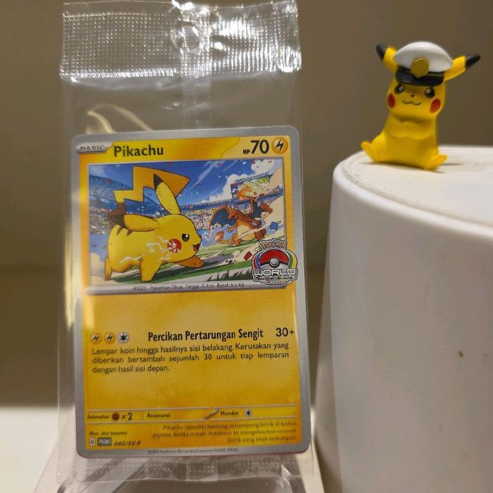 ID Pikachu Promo Charizard Pokemon World Championship 2023 kartu tcg indo