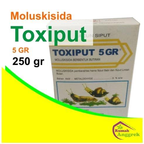 ` Toxiput 5 GR 250 ml moluskisida insektisida insectiside hama siput