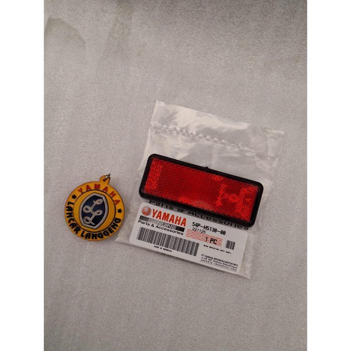 TERUJI REAR REFLECTOR ASSY / MATA KUCING SPAKBOR BELAKANG YAMAHA MIO J / N-MAX / AEROX OLD ORIGINAL