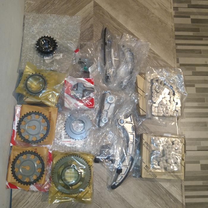 RANTAI TIMING CHAIN SET TOYOTA HIACE PREMIO 2800CC 15 ITEM PART OK.