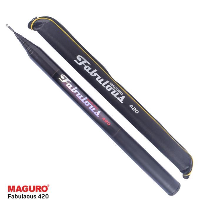 Joran Tegek Maguro Fabulous 270 S.D 450 Carbon Joran Pole -Gratisongkir