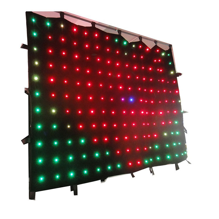 . Dj Event Decoration Wedding Table Booth 2M*3M Led Diy Led Curtain -