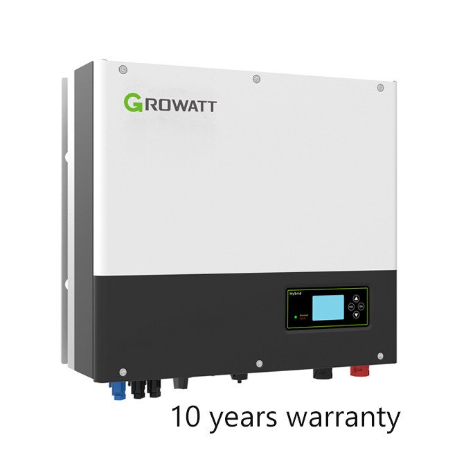 . 10Kw Hybrid Solar Inverter Hybrid Growatt Inverter 10K Sph 10 Years -
