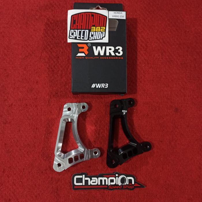 Bracket Kaliper Depan WR3 Brembo 2 Piston Vario 150 / 125 Disc 260mm