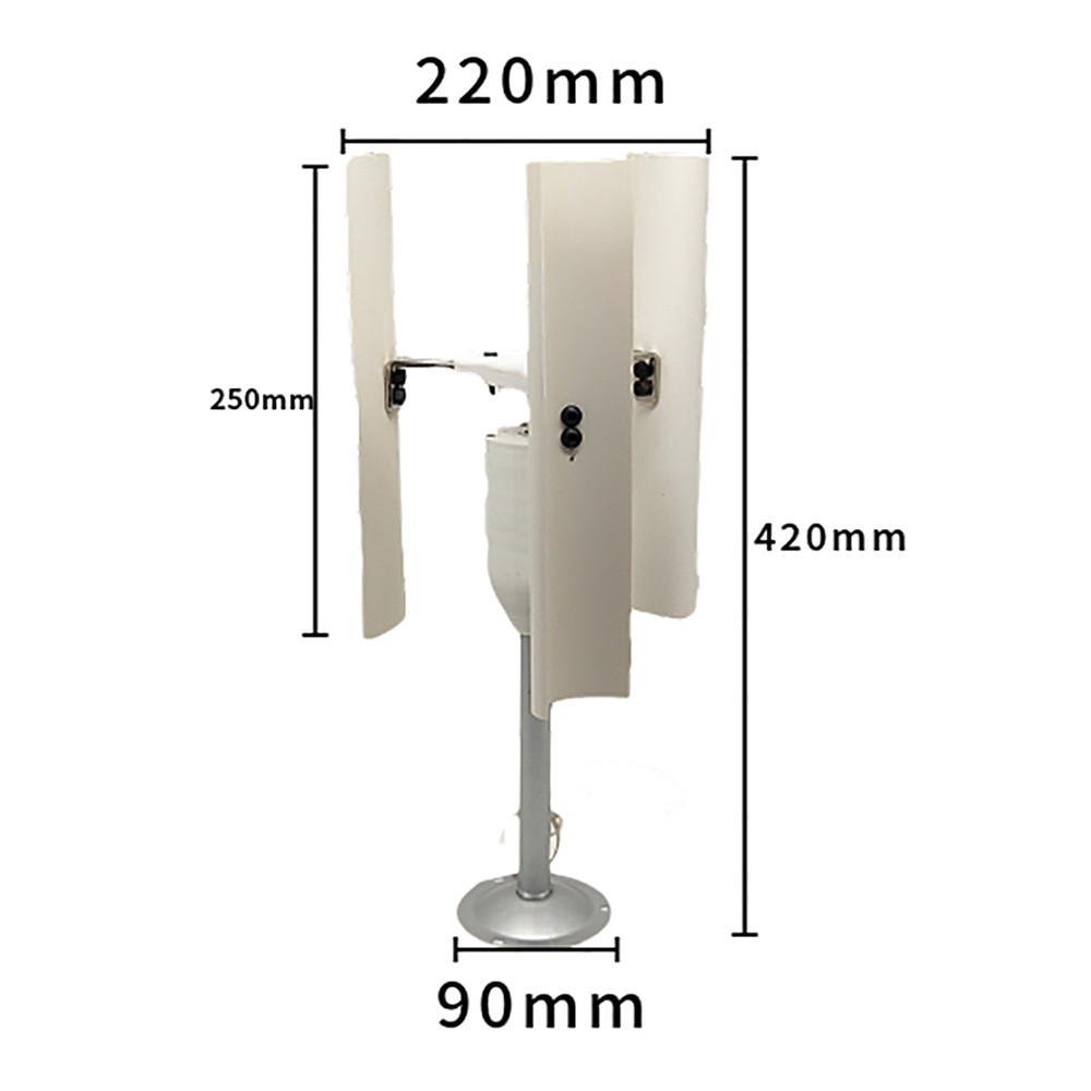 . Diy Vertical Axis Wind Turbine Model Three-Phase Permanent Magnet -