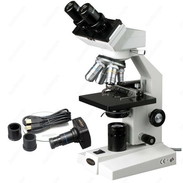 . Binocular Microscope-Amscope Supplies 40X-1600X Binocular Microscope -
