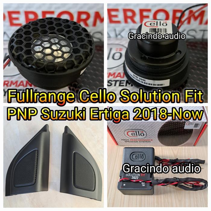 Tweeter Fullrange Cello solution fit khusus Suzuki Ertiga 2018- Now
