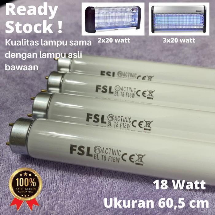 Lampu Perangkap Nyamuk 18/20 watt T8 FSL refill KRISBOW INSECT KILLER