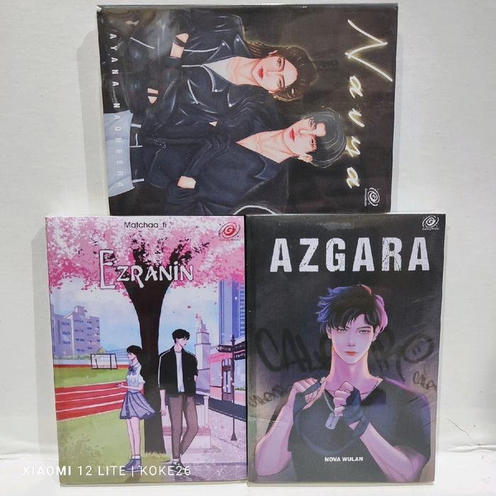 PAKET 3 Novel Azgara + Ezranin + Navya Soft Cover