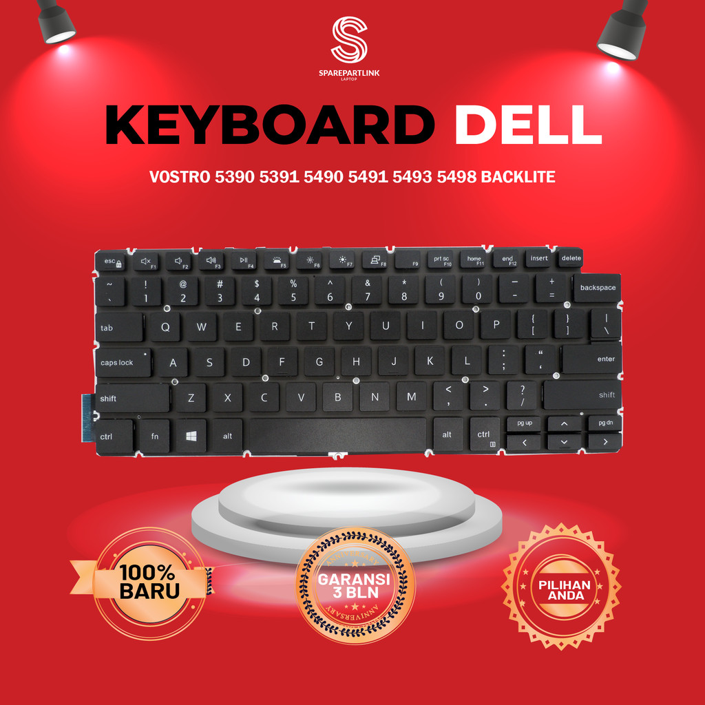 Keyboard Dell Vostro 5390 5391 5490 5491 5493 5498 Backlite