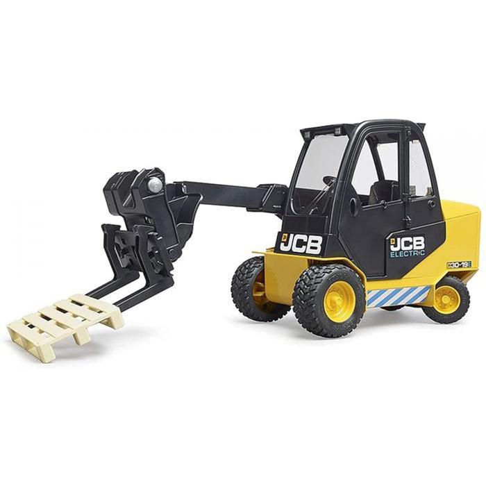 Bruder 2512 JCB Teletruk with Pallet - Mainan Miniatur Mobil Forklift Anak Permainan