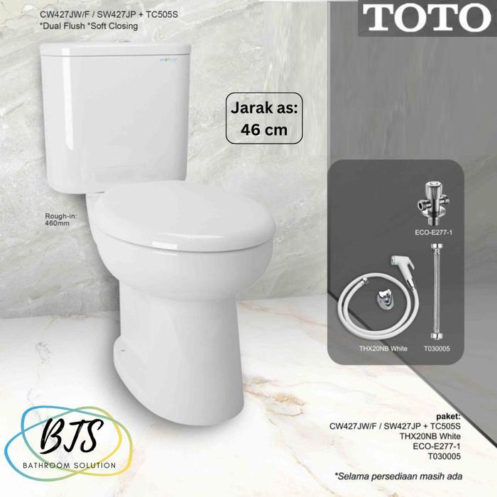 KLOSET DUDUK TOTO WASHER CW427J / CW 427 J / CW 427J / THX20NBW / THX