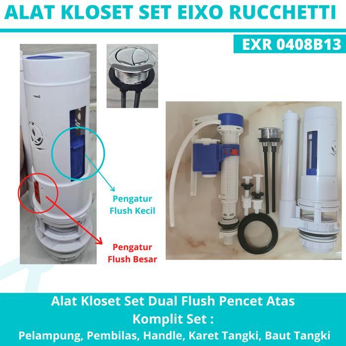 ALAT KLOSET SET UNIVERSAL EIXO PELAMPUNG PEMBILAS CLOSET MONOBLOK TOTO