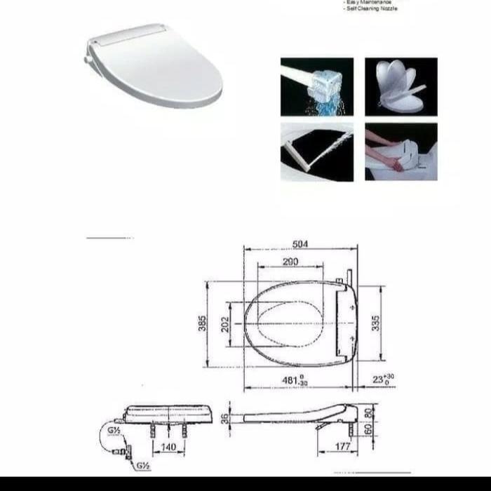 CLOSET DUDUK TOTO CW 420+SW420J+TCW 07 SW