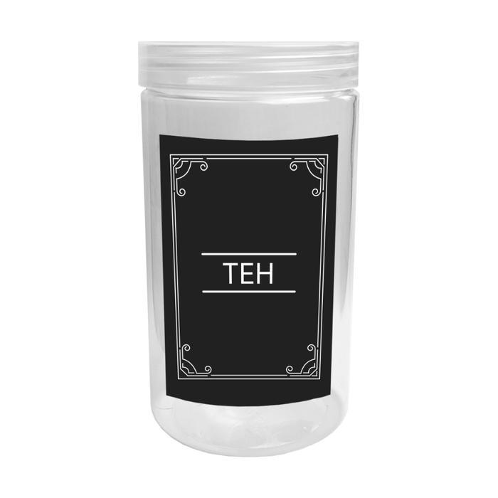 Toples Bumbu @1000 ML Free Sendok Toples bumbu dapur warna pink bahan plastik free stiker label