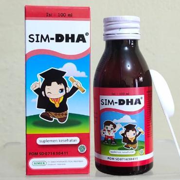 Sedia Sim-DHA 100 ml - Sim DHA Nutrisi Otak Anak - Vitamin Otak Anak