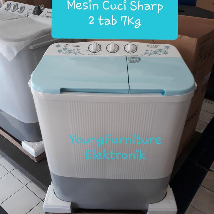 Mesin Cuci Sharp 2 Tabung 7 Kg