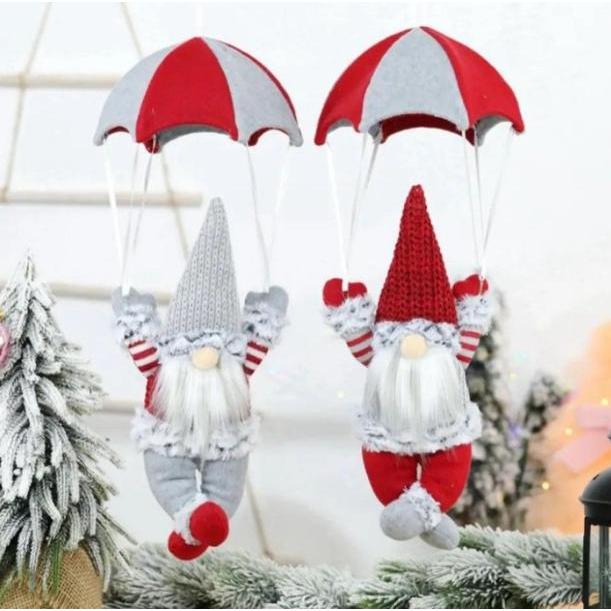 Boneka Natal Gnome Payung by Platefulnco