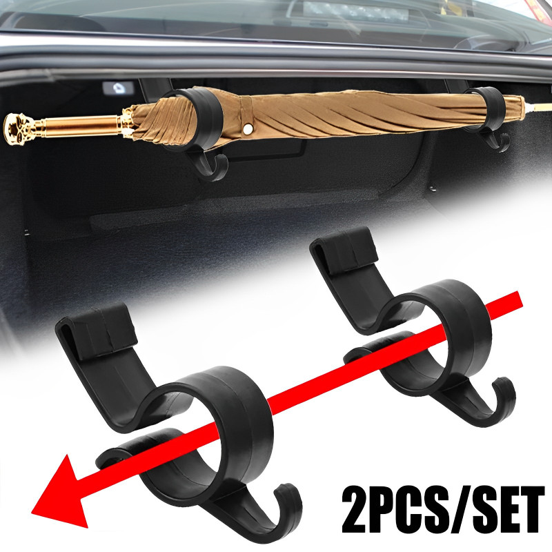 Car Umbrella Holder Car Trunk Hook Umbrella Mount Plant Towel Hook Auto Accessories Universal