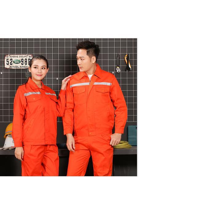 BAJU KERJA WEARPACK SETELAN ATAS BAWAH BAHAN TEBAL