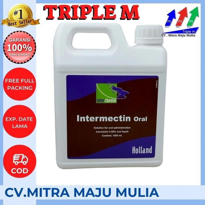INTERMECTIN ORAL 1 Liter - OBAT HEWAN TERNAK
