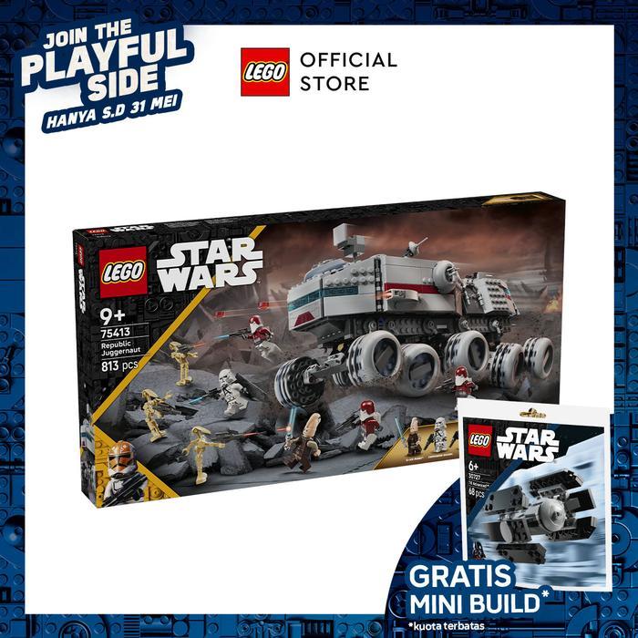 LEGO Star Wars 75413 Republic Juggernaut (813 Pieces) Star Wars Toys (9 Tahun+)