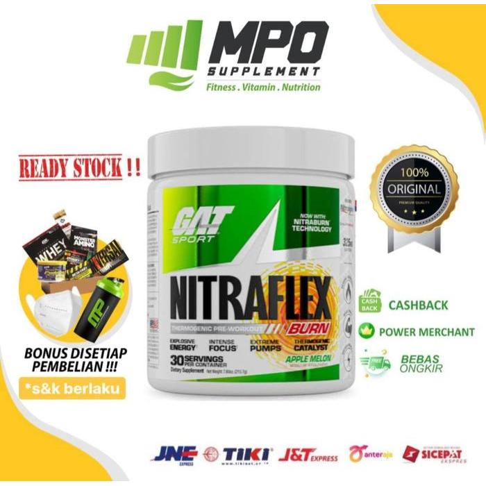 Ready Gat Nitraflex Burn 30 Servings Gat Sport Nitraflex Burn Preworkout