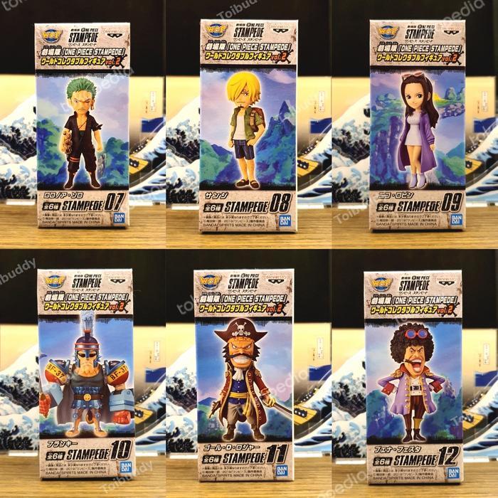 WCF Stampede Zoro Sanji Robin Franky Roger Buena Festa