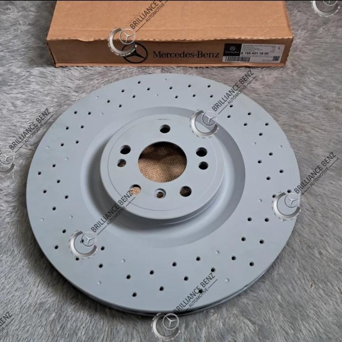 DISC BRAKE DEPAN MERCEDES W166 X166 W292 ML GL GLE GLS400 PIRINGAN REM CAKRAM ORIGINAL