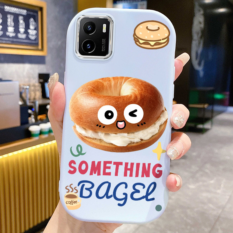Casing Hp Untuk VIVO Y15s Y15a Y15c Y01 Case Casing tas nanas pola Kerang gemuk ponsel HP Kasing Sil