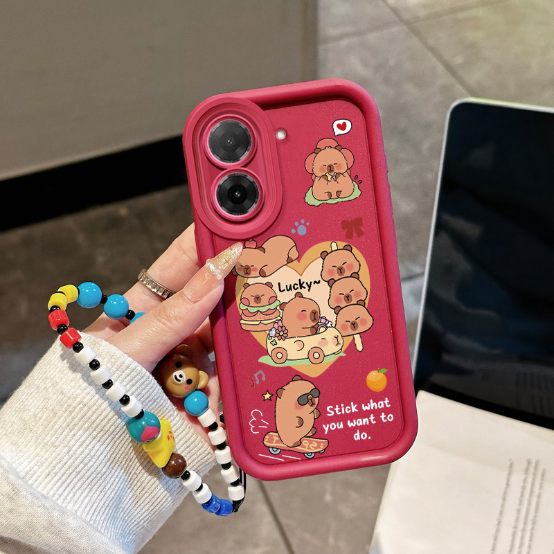 Casing Hp untuk Xiaomi Redmi A5 4G Case Casing pola Ikan dan panda Silikon Cesing Softcase Kasing HP
