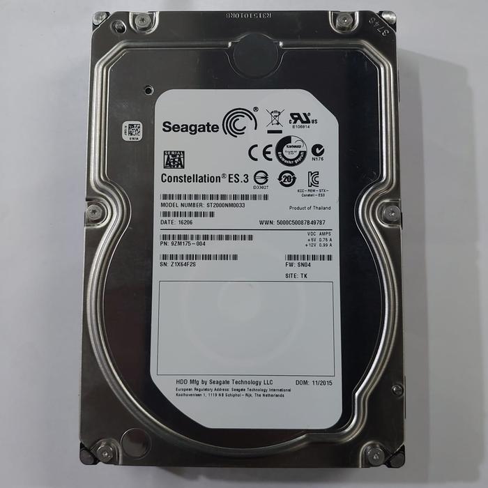 hardisk hdd 2tb segate constellaion ES.3 ori BEKAS MURAH
