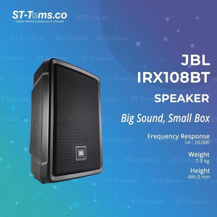 Jbl Irx108Bt Irx108 Bt Irx 108 Bt 8" Portable Speaker Bluetooth Harga Promo