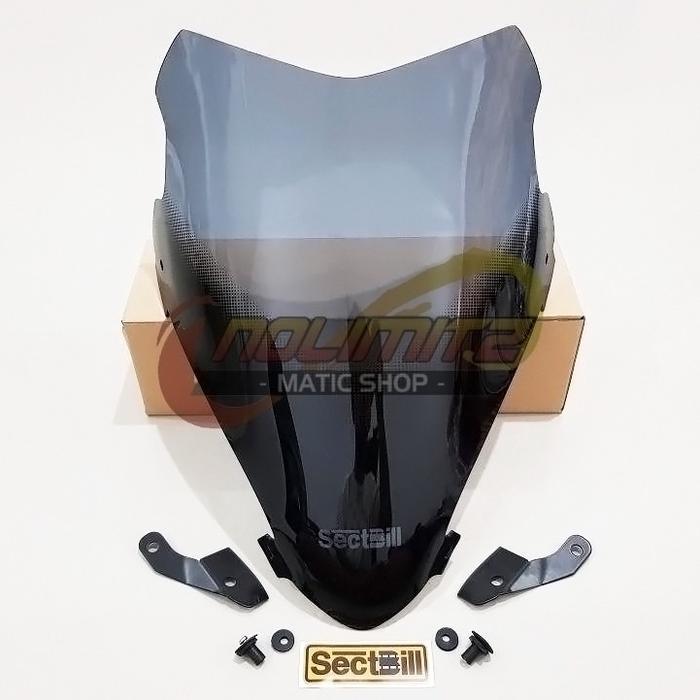 Windshield Sectbill Evo Visor Kaca Tameng Depan Honda Pcx 150 Lokal