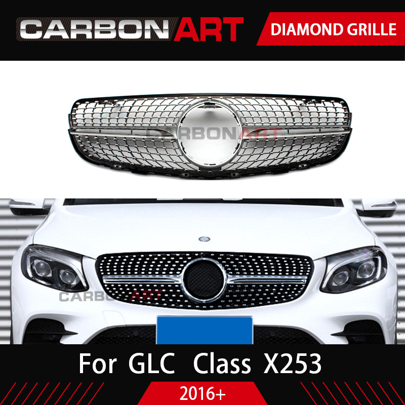 . 2016+ Glc X253 Diamond Grille Front Grille For Merced Glc Class X253 -